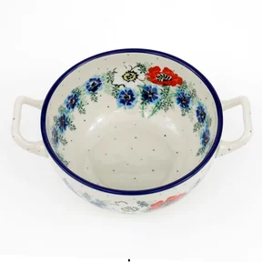 Miska fondue D02 0,7l <br> 2511X Polskie kwiaty